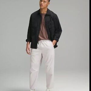 Lululemon Lab Relaxed-Fit Snap-Front Shirt Men Black Size M